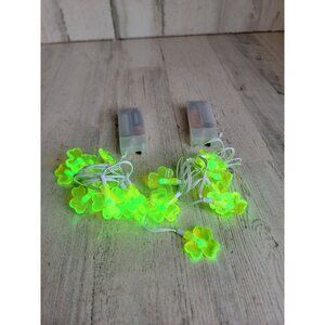 Shamrock mini string light st Patrick day set decor green